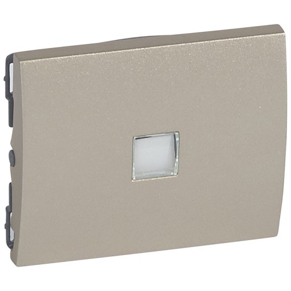 Лицевая панель Legrand Galea Life титан выключателя с индикацией 771411