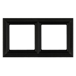 Рамка Jung ECO Profi Deco черный матовый 2 поста EPD482SWM