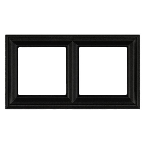 Рамка Jung ECO Profi Deco черный матовый 2 поста EPD482SWM