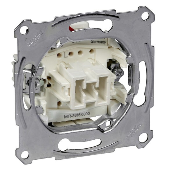 Механизм Merten M-серия 1-полюсного переключателя с подсветкой 16AX MTN3616-0000