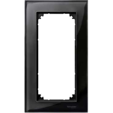 Рамка Merten M-Elegance Черный оникс 2 поста MTN404803