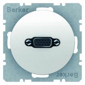 Розетка VGA-PCB Berker R.1 полярная белезна 3315412089
