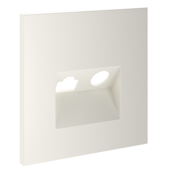 Накладка для розетки TV+RJ45 кат. 6, S70 (хлопок)