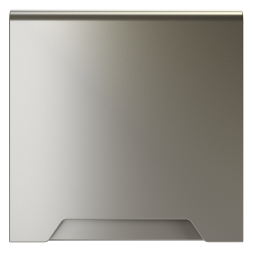 Накладка для розетки с заземлением, защитными шторками и крышкой, S70 (шелк)