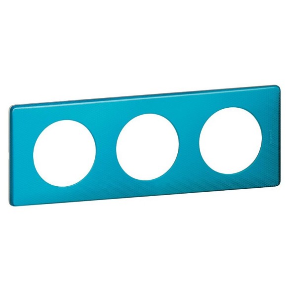 Рамка Legrand Celiane Металлик Лазурный пунктум 3 поста 068773