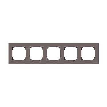 Рамка ABB Sky Тауп 5 постов 2CLA857500A6301 8575 TP