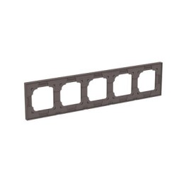 Рамка ABB Sky Тауп 5 постов 2CLA857500A6301 8575 TP