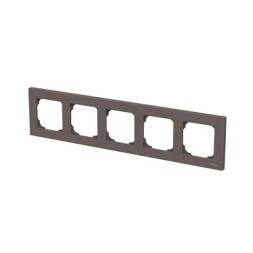 Рамка ABB Sky Тауп 5 постов 2CLA857500A6301 8575 TP