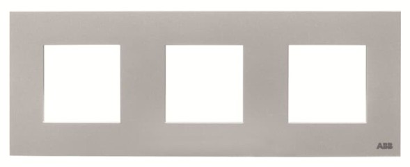 Рамка ABB Zenit Серебро 3 поста 2CLA227300N1301 N2273 PL