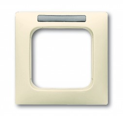 Рамка ABB Busch-Duro 2000 SL Слоновая кость 1 пост с полем для надписи 1754-0-4516