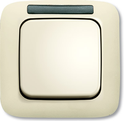 Рамка ABB Busch-Duro 2000 SL Слоновая кость 1 пост с полем для надписи 1754-0-4516