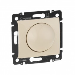 Светорегулятор Legrand Valena Слоновая кость поворотный 40-400W для ламп накаливания (вкл поворотом) 774161