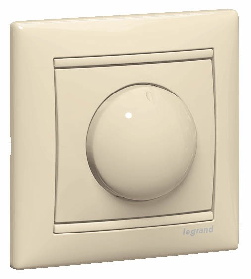 Светорегулятор Legrand Valena Слоновая кость поворотный 40-400W для ламп накаливания (вкл поворотом) 774161