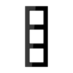 Рамка Jung A550 Черный 3 поста Jung A5583BFSW