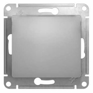 1-клавишный Выключатель, сх.1, 10АХ, механизм Schneider Electric Glossa Алюминий GSL000311