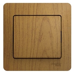 1-клавишный Выключатель, сх.1, 10АХ, в сборе Schneider Electric Glossa Дуб GSL000512