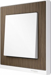 Рамка Merten M-Pure Decor Дуб / Бриллиантовый белый 1 пост MTN4010-3674