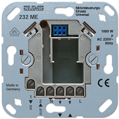 Электронный жалюзийный выключатель Jung SL серия универсальный(требуется нейтраль) 232ME