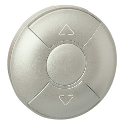 Лицевая панель механизма управления жалюзи Legrand Celiane титан 068451