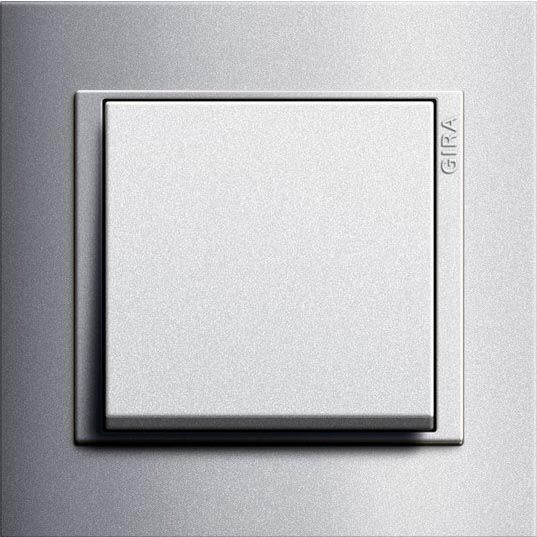 Рамка Gira Event Алюминий 1 пост 021136