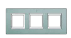Рамка Bticino Axolute 2+2+2 мод темное серебро прямоугольная HA4802/3AZ