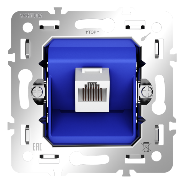 Механизм розетки компьютерной RJ45 кат.6, S70