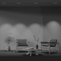 Трековый светильник Voltega VGL031-4-12W3K-S-DS-B