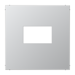 Крышка Jung LS серия Алюминий (креплением шурупами) для USB зарядного устройства AL1969USB