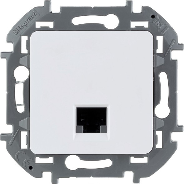 Информационная розетка RJ 45 - категория 6 - UTP Белый Legrand INSPIRIA 673830