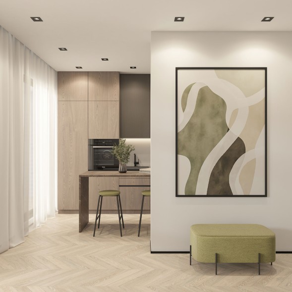 Точечный встраиваемый светильник Denkirs DK2121-BK