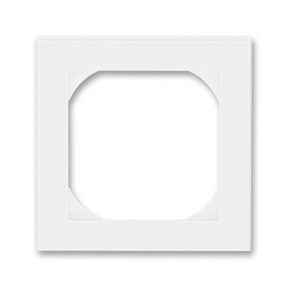 Рамка ABB Levit Белый / Белый 1 пост 55х55 для механизмов BJE 2CHH015510A4003 3901H-A05510 03