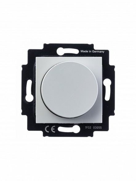 Светорегулятор ABB Levit серый / белый поворотно-нажимной 60-600 Вт R 2CHH942247A6016 3294H-A02247 16W