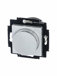 Светорегулятор ABB Levit серый / белый поворотно-нажимной 60-600 Вт R 2CHH942247A6016 3294H-A02247 16W