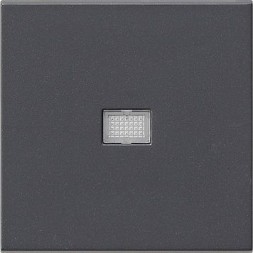 Клавиша Gira Антрацит с большим конрольным окошком 029828