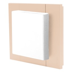 Регулятор теплого пола, TAW-Белый (ВИД С ПЕСОЧНОЙ РАМКОЙ)