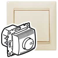 Светорегулятор Legrand Valena Слоновая кость поворотный 100-1000W для л/н, галог. ламп с обмоточным т-ром 774160