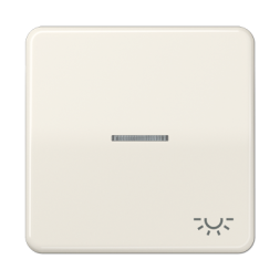 Клавиша Jung CD серия Бежевый 1-я с/п с символом &quot;ОСВЕЩЕНИЕ&quot; CD590KO5L