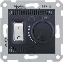 Термостат Schneider Electric Sedna графит комнатный SDN6000170