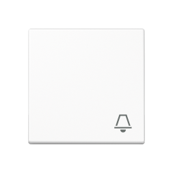 Клавиша Jung A серия Белый одинарная с символом &quot;ЗВОНОК&quot; A590KWW