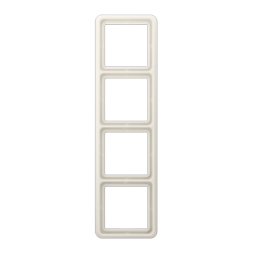 Рамка Jung CD Ударопрочная Бежевый 4 поста CD584WUW