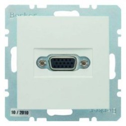Розетка VGA-PCB Berker S.1 полярная белезна матовая 3315411909