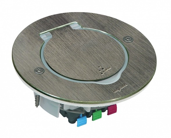 Встраиваемый блок Legrand Mosaic IP44 нерж. 2х2м 089702 089702