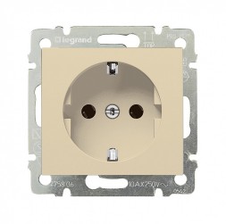 Розетка Legrand Valena Слоновая кость 1-ая с/з 774320