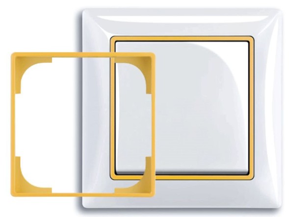 Декоративная накладка ABB Basic 55 Желтый 2CKA001726A0226 2516-905-507