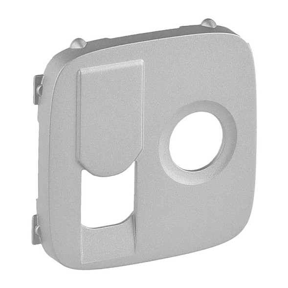 Лицевая панель Legrand Valena ALLURE Алюминий розетки TV-RJ45 754837