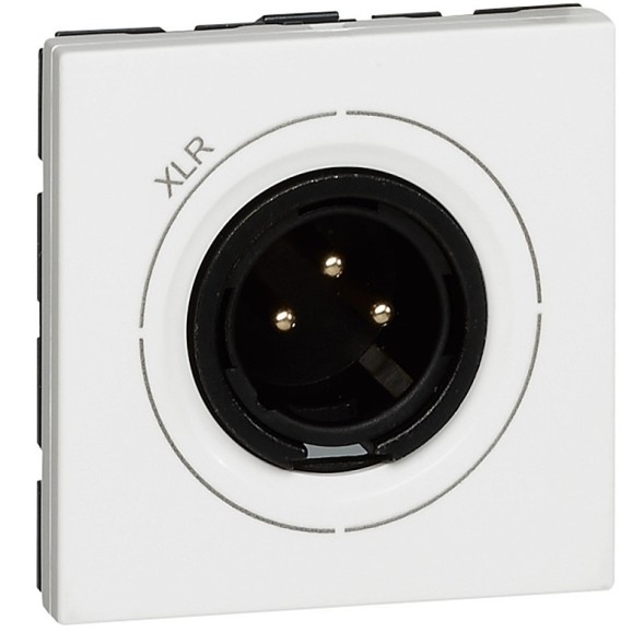 Розетка Legrand Mosaic со штекером XLR 078756
