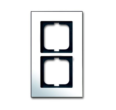 Рамка ABB Carat Глянцевый хром 2 поста 2CKA001754A4361 1722-826-101