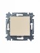 Переключатель ABB Levit слоновая кость / белый одноклавишный 2CHH590645A6017 3559H-A06445 17W