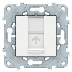 Розетка компьютерная RJ45 Schneider Electric Unica Studio Белый 1очная, кат. 6 UTP NU541518