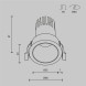 Встраиваемый светильник Technical DL116-10W-4K-B